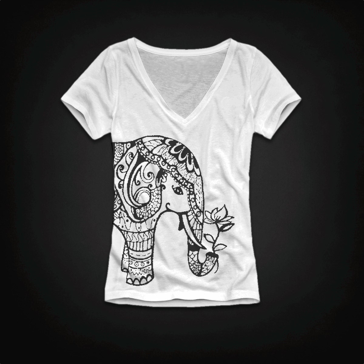 t shirt elefante