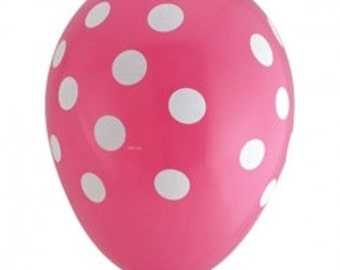 Popular items for polka dot balloons on Etsy