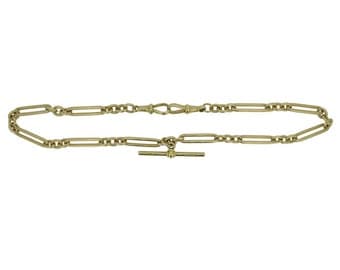 Antique Rose Gold Watch Chain