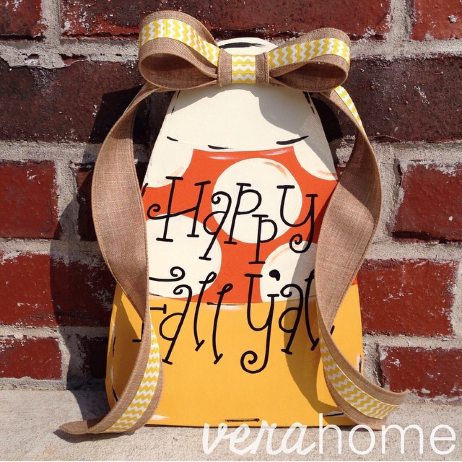 Wooden Door Hanger Candy Corn By Verahomedesigns On Etsy