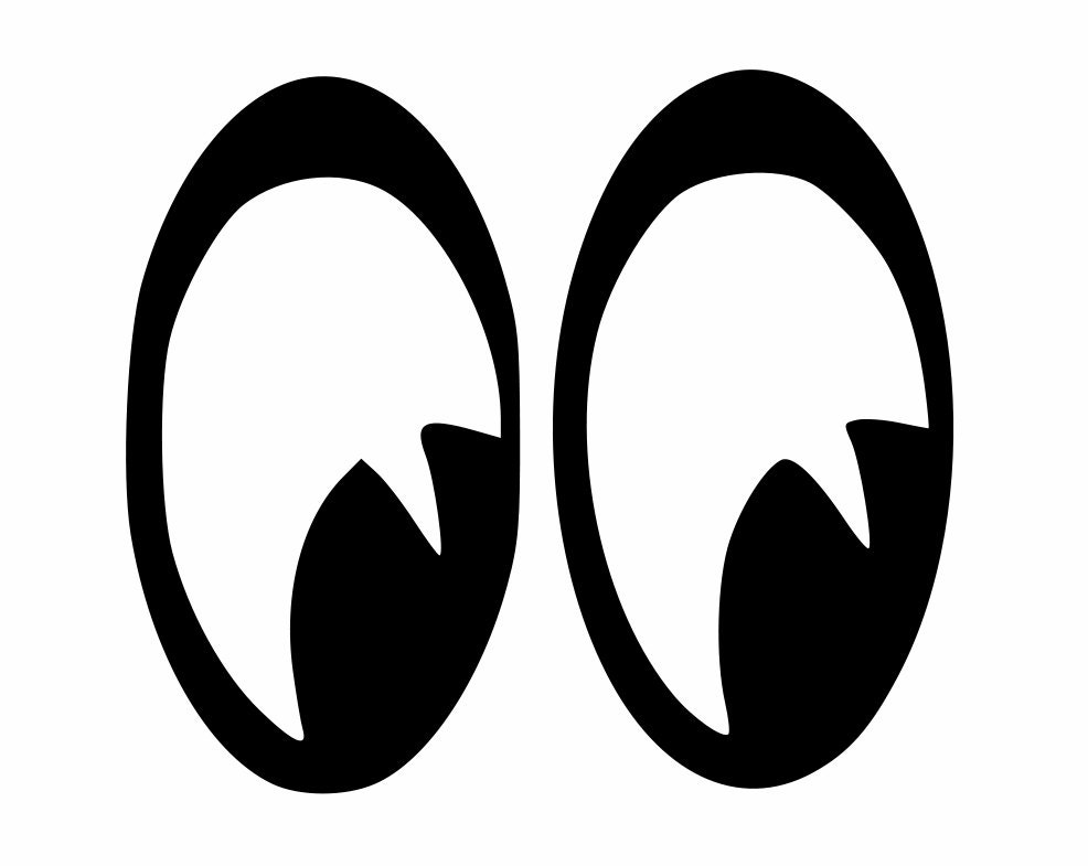 Funny Eyeball's Decal Funny stickers Cell Phone laptop