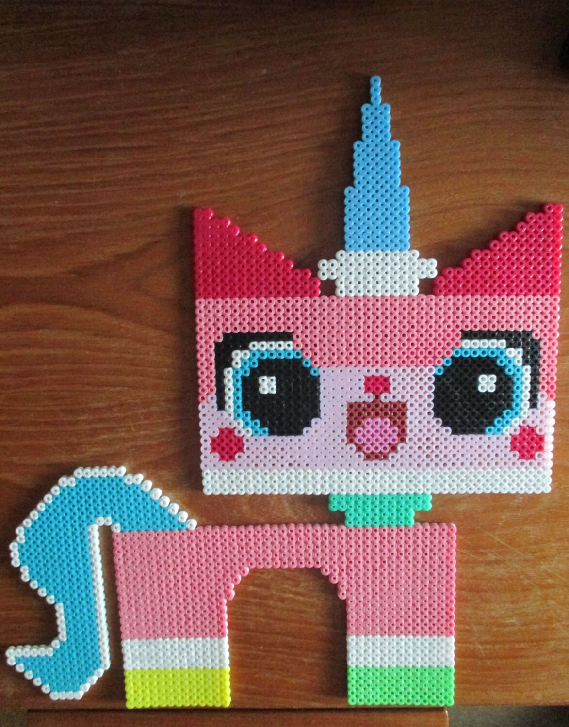 2 beads hama lego movie Bead Movie Art Figure to Lego Pixel Items similar Unikitty