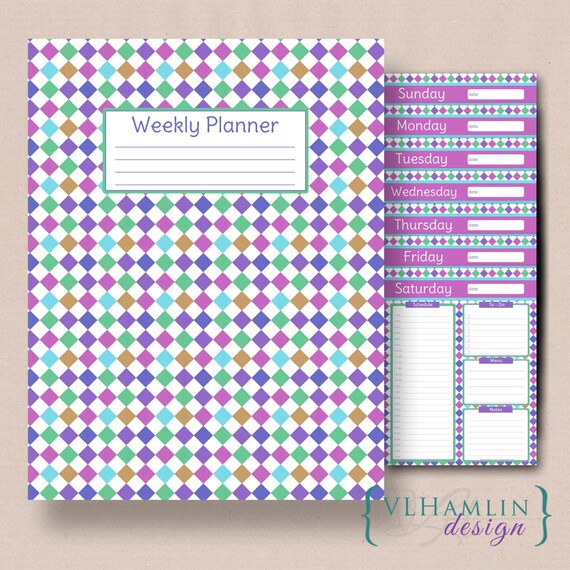 printable planners weekly planner daily planner cover