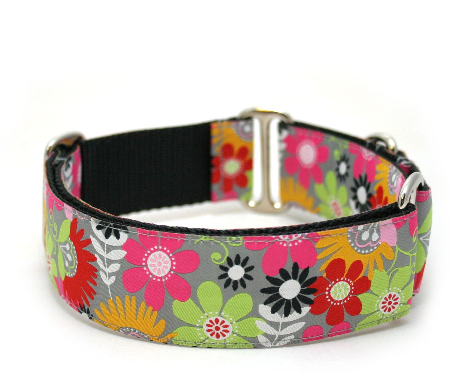 1.5 or 2 Dog Collar Tropical Paradise Martingale