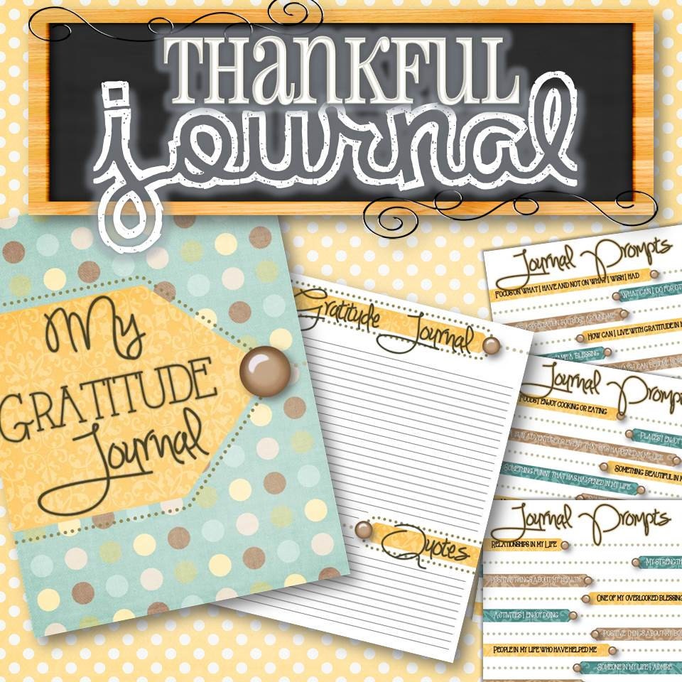 Gratitude Thankful Journal INSTANT DOWNLOAD
