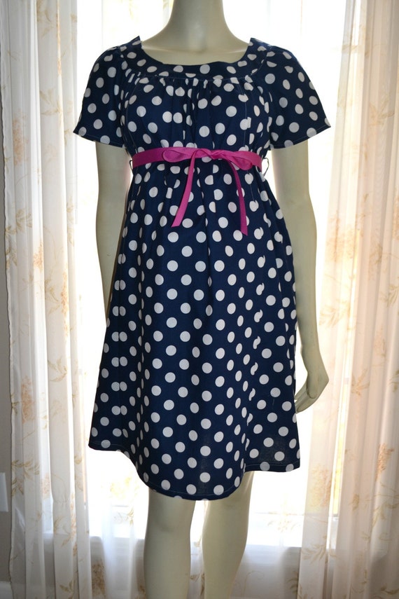 Trendy Labor and Delivery Gowns/navy with by MoreThanMaternityLLC