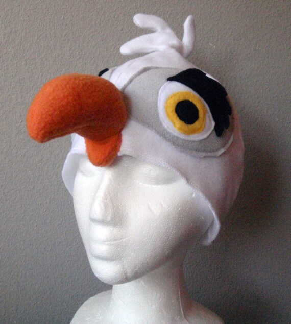 Seagull Hat. Toddler to Adult. Ocean Bird Fleece. by lilecreations