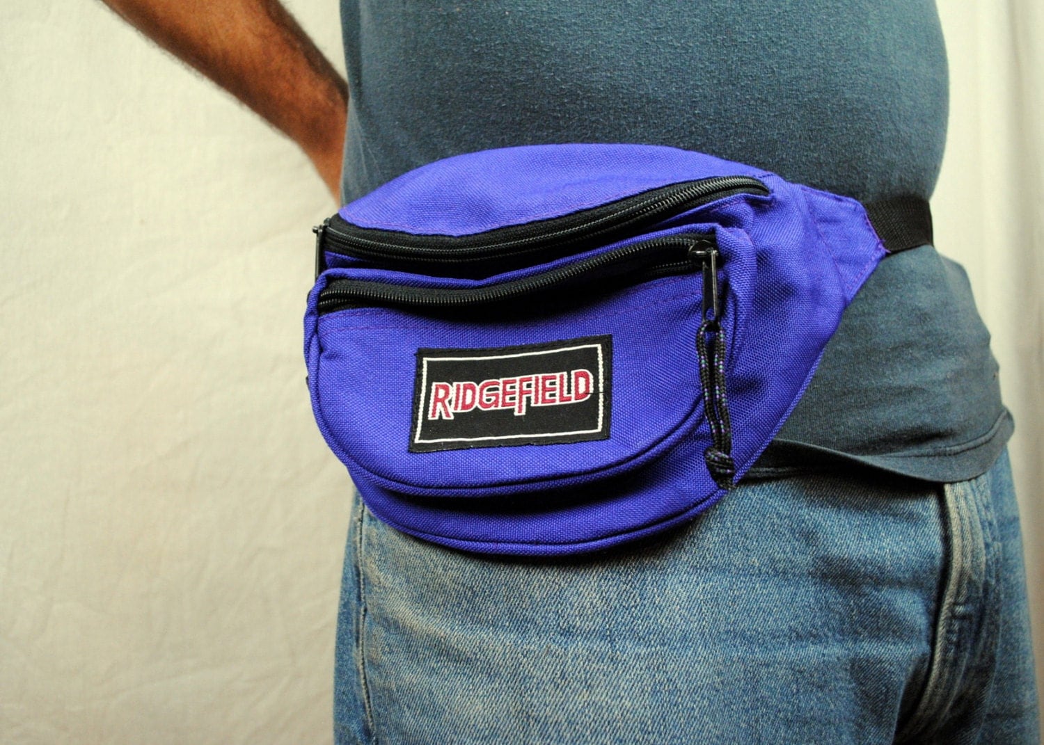 Vintage 90s Purple Hip Pocket Fanny Pack by RogueRetro on Etsy