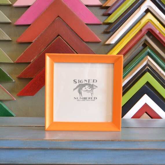 6x6 Square Picture Frame in Foxy Cove Style by signedandnumbered