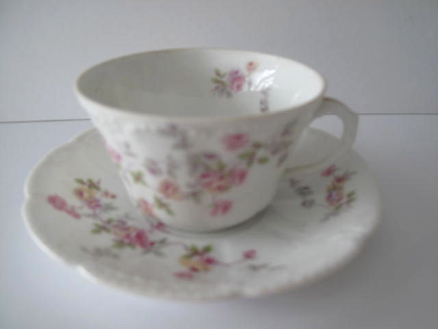 Limoges Bassett Teacup And Saucer From Austria – Haute Juice