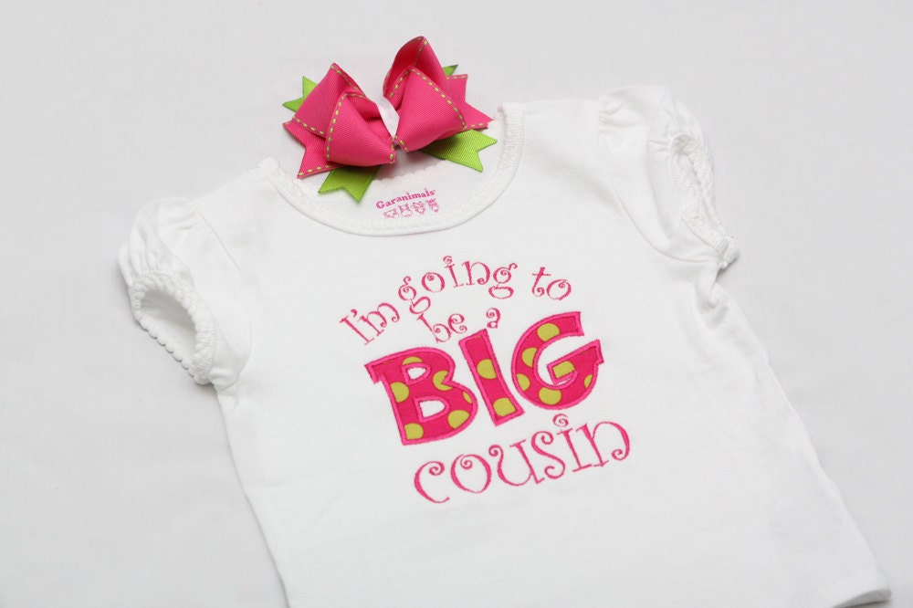 im going to be a big cousin shirt
