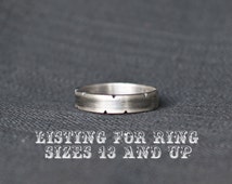 large size wedding ring