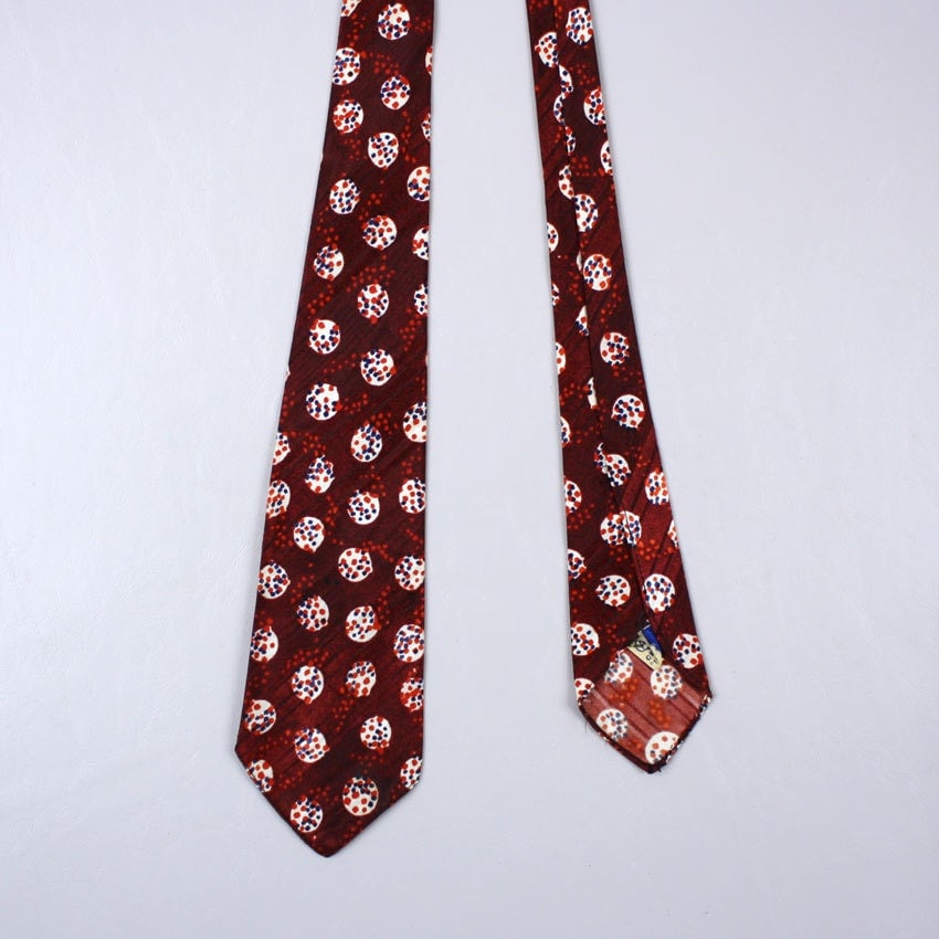 Vintage 1940s Necktie Rayon Tie Apollo by LivingThreadsVintage