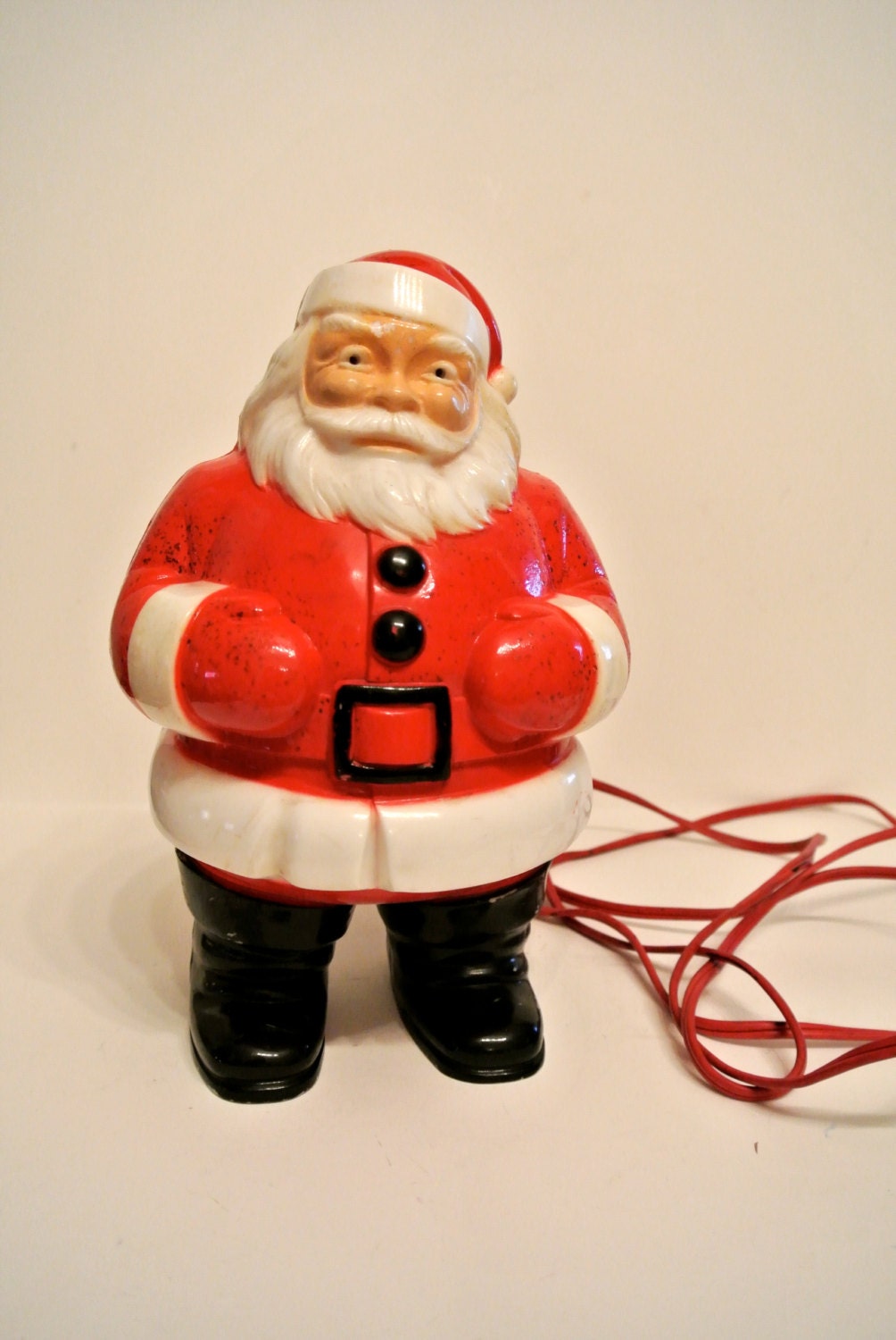 rare vintage light up santa christmas decor rare vintage light up santa christmas decor