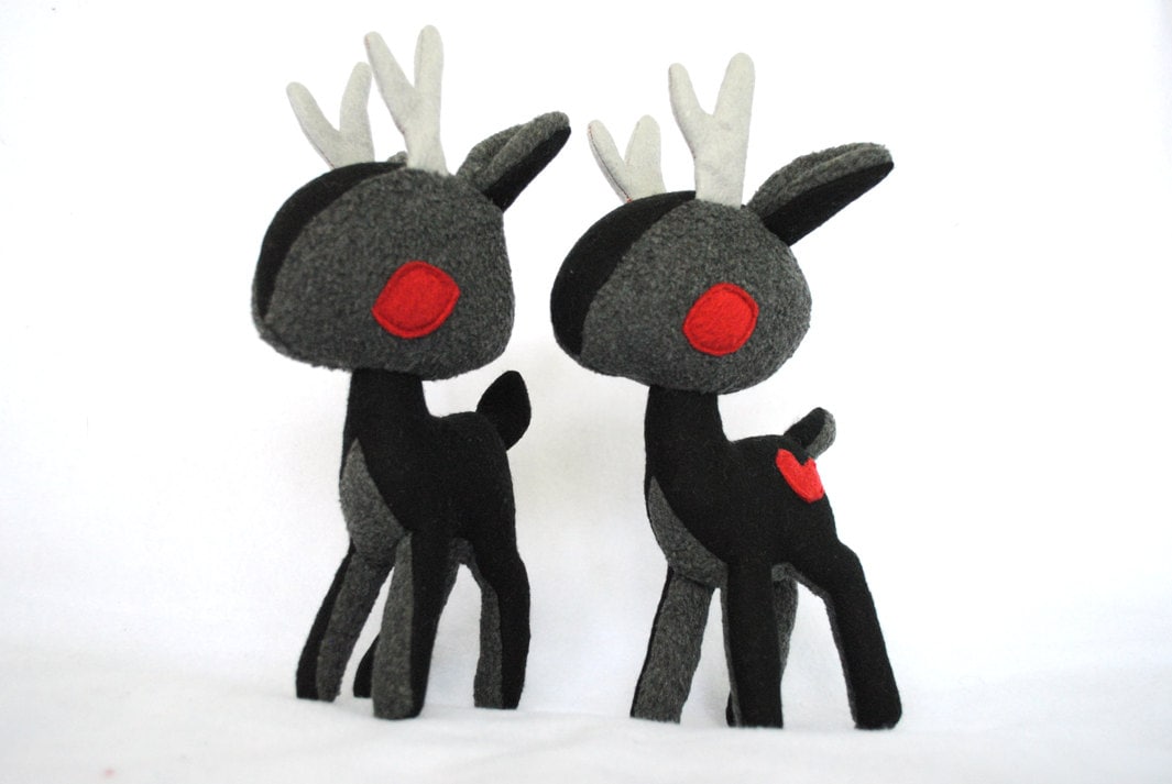 plush stag head