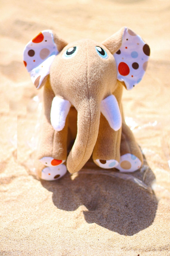 polka dot elephant stuffed animal