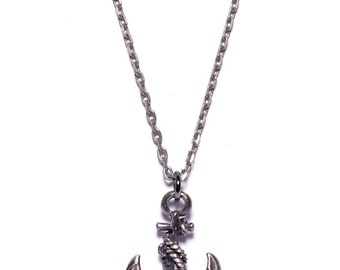 Men's Jewelry Gift - Silver Anchor - Gift for men - necklace for men - Mens necklace - Men's Jewelry - Silver necklace for men silver anchor
