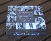 Unique Maid of Honor Gift, Sister Gift, Personalized Keepsake Box, Custom Photo Collage, Unique Birthday Gift, Best Friends Gift Unique Maid of Honor Gift, Sister Gift, Personalized Keepsake Box, Custom Photo Collage, Unique Birthday Gift, Best Friends Gift