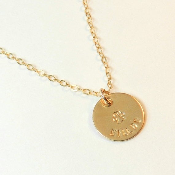 Puppy Love necklace. by BipAndBop on Etsy