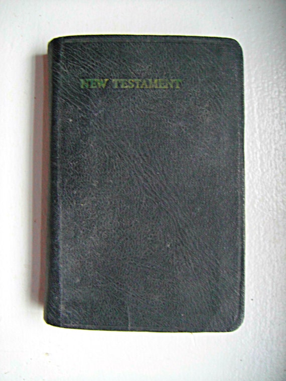 WWII Pocket Bible WWII Soldiers New Testament by RustyNailDesign