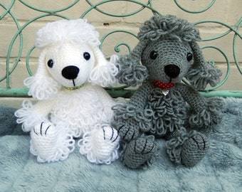 Pandora the Poodle, amigurumi crochet pattern