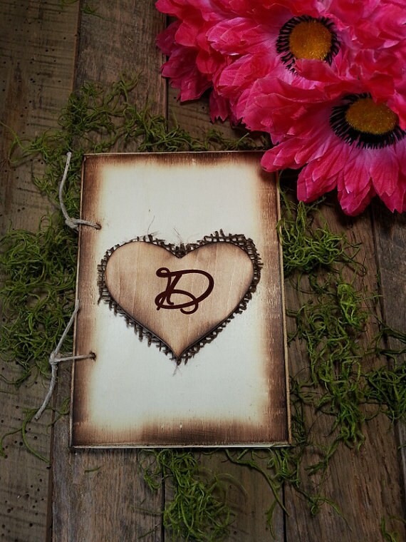 Items similar to Wedding Guest Book Rustic Wedding Guest ...