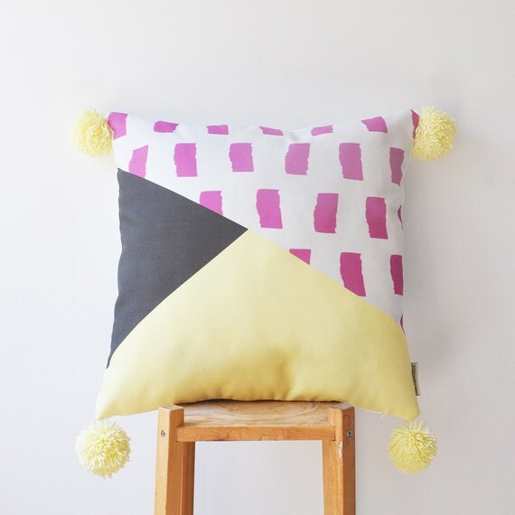 Decorative Pillow Kids Pillows Modern Nursery Pillow Teen