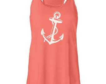 BANNED BROWN TINA ANCHOR AHOY TOP