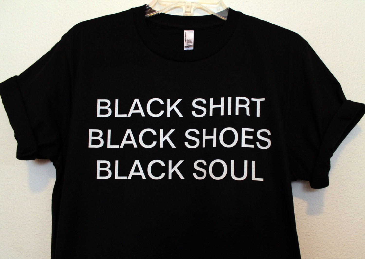 matte black everything shirt