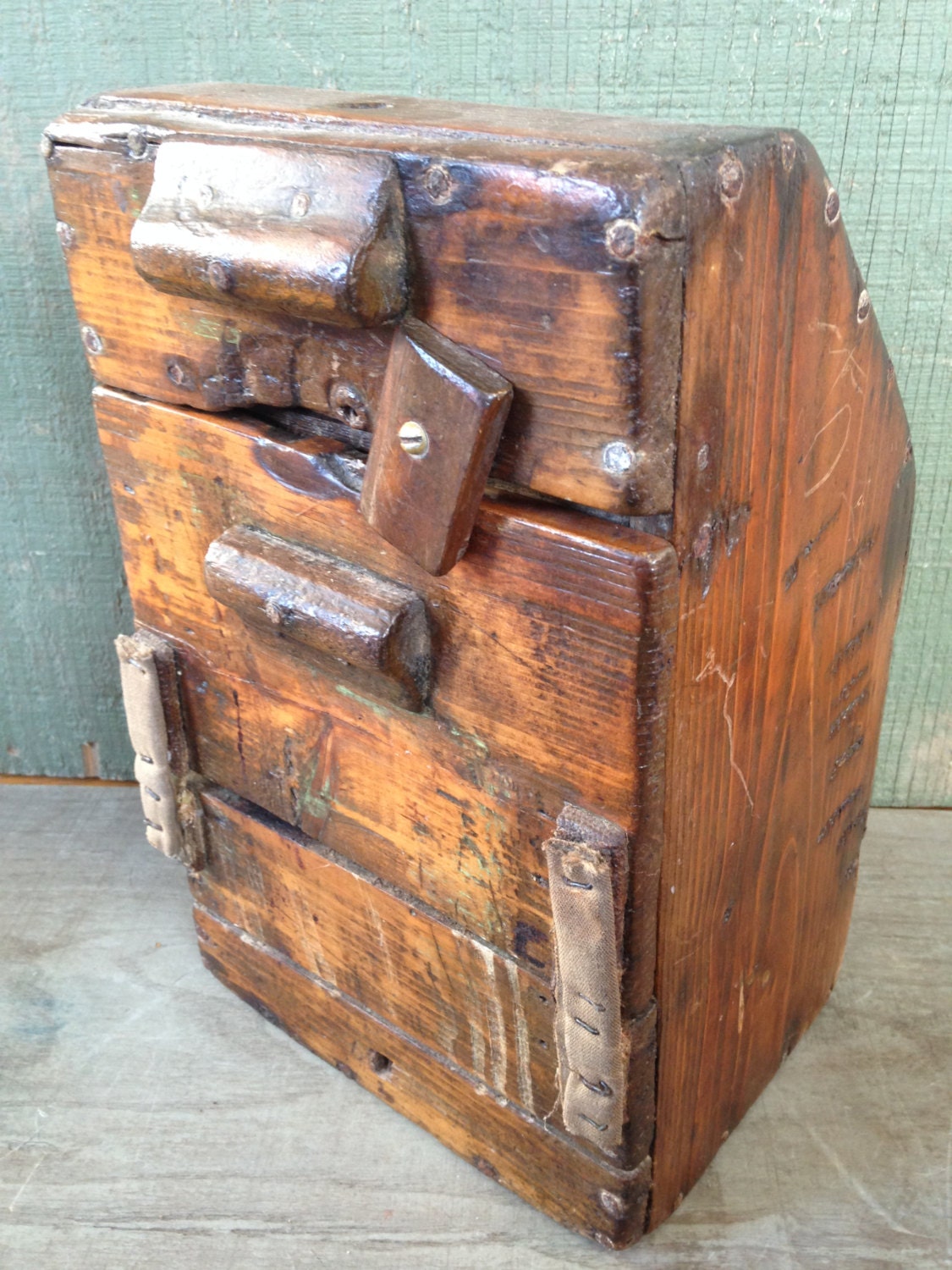 Antique Primitive Folk Art Pine Box – Haute Juice