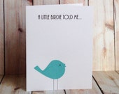 Easter Notecard Set, Bird, Birdie Note Cards, Baby Thank You, Handmade Il_170x135