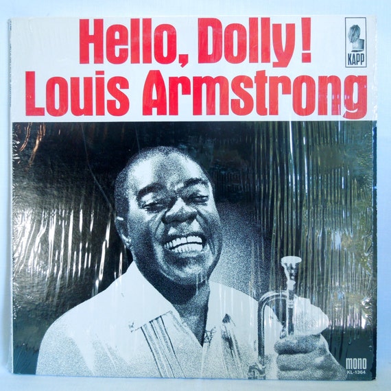 Vintage Louis Armstrong Record Hello Dolly 1964 by VinylStandard
