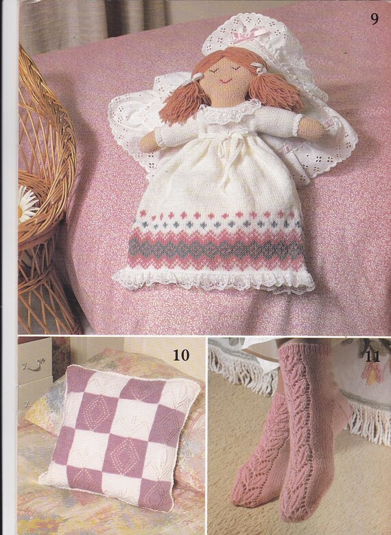 Vintage Wendy Gifts Pattern Knitting Booklet Nightdress