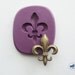 Fleur De Lis Mold/Mould 2 - French Flower Mold - Silicone Molds - Polymer Clay Resin Fondant