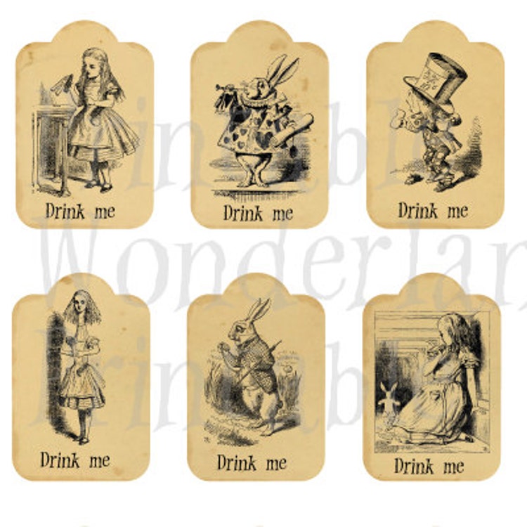 Printable Alice in Wonderland Gift Tags / by PrintableWonderland