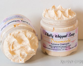 Fluffy Whipped Soap - Dreamsicle 4 oz. Vegan