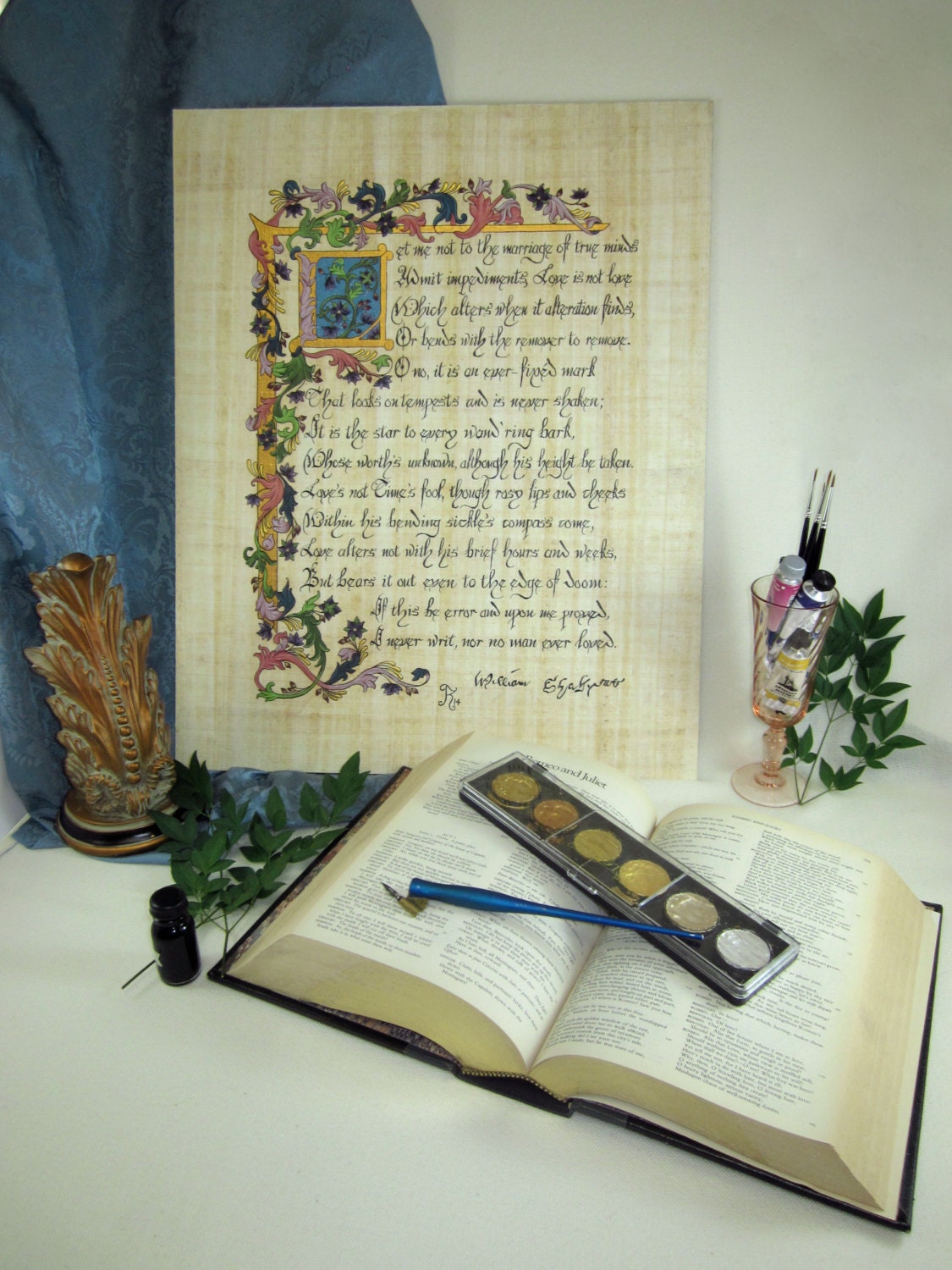 Sonnet 116 Shakespeare Quote Giclee Fine Art Print