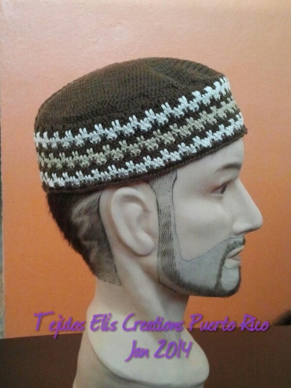 Leaping stripes and blocks Kipah, Yarmulke, Skull Cap