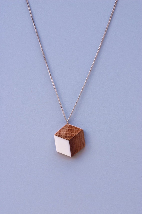 Cube Necklace 2 By Timberlinejewelry On Etsy