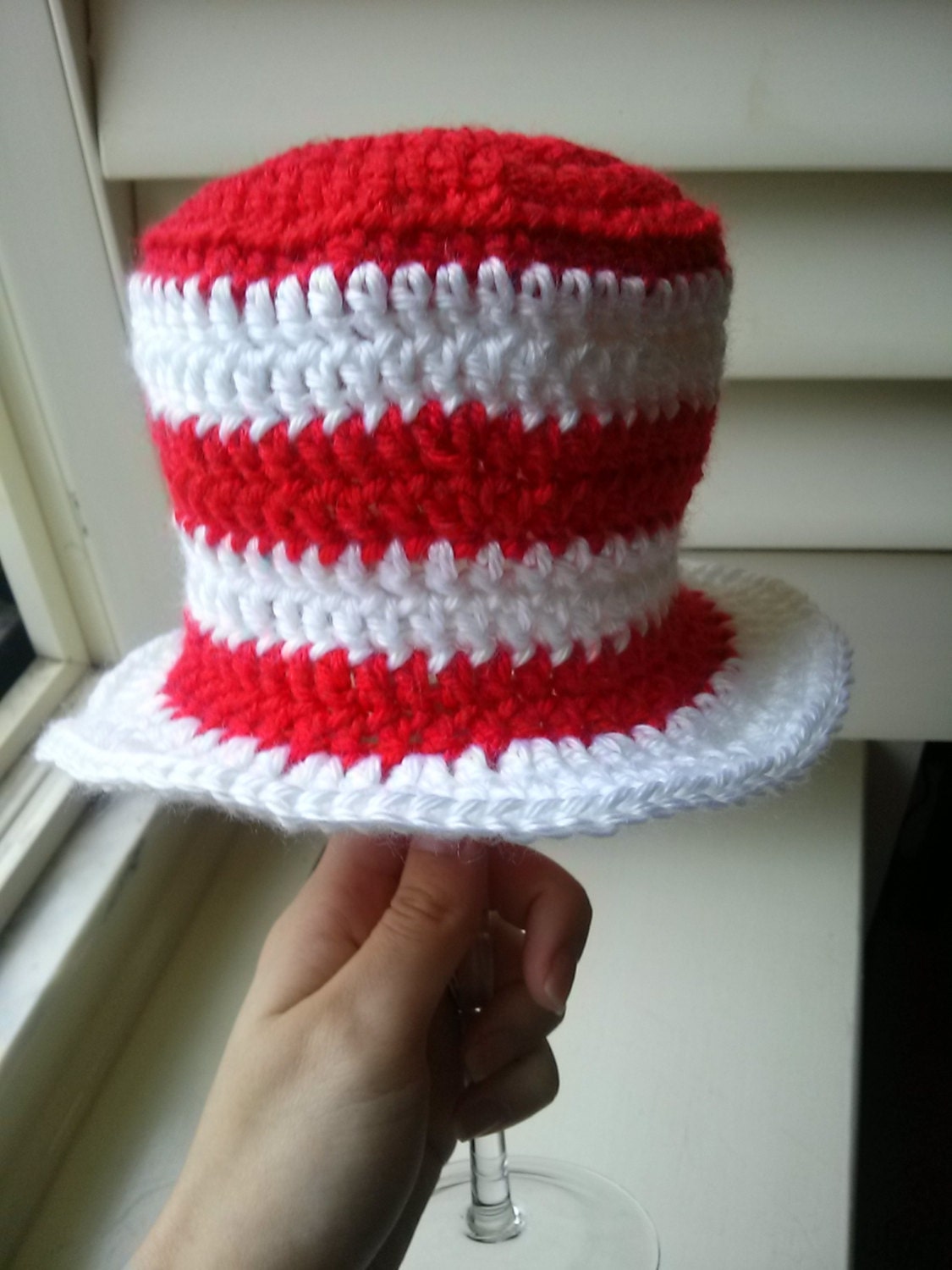 Crochet Dr. Suess Inspired Baby Boy Baby Girl Top Hat