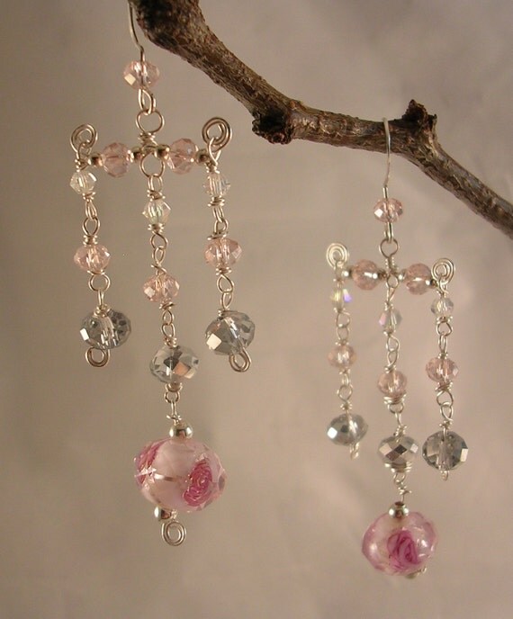 Items similar to Chandelier dangle earrings on Etsy
