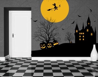 witches keep halloween wall decal halloween wall decal monster wall decal halloween wall - Halloween Wall Decor witches keep halloween wall decal halloween wall decal monster wall decal halloween wall - Halloween Wall Decor
