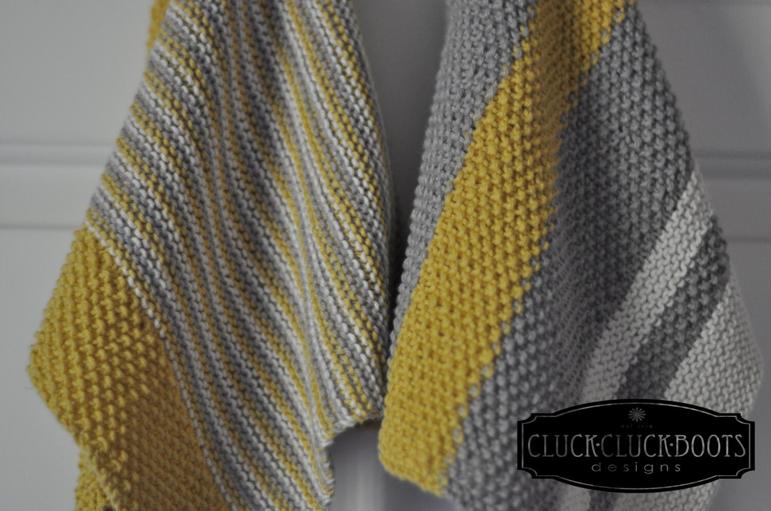 Kitchen Dish Towel Knitting Patterns Bistro by CluckCluckBoots