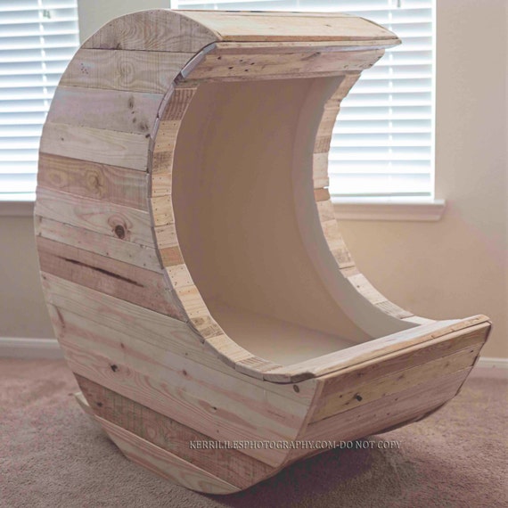 Rocking with hidden night light