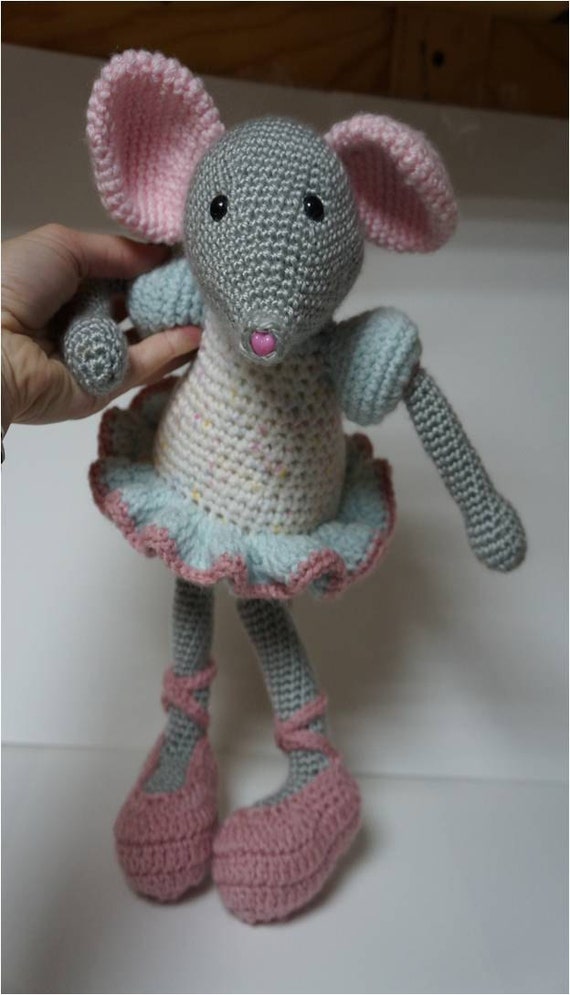 ahnliche Artikel wie Ballerina Maus Amigurumi Hakeln Doll ...