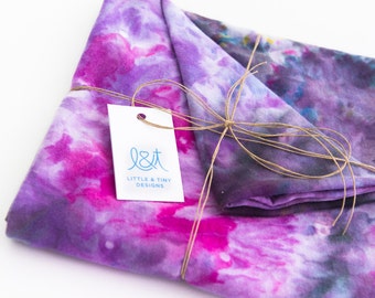 Organic Cotton Blanket, Galaxy Tie Dyed Lightweight Knit Baby Blanket ...