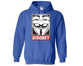 Popular items for disobey hoodie on Etsy