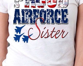 airforce sister shirt