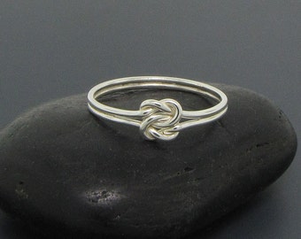 Love Knot Ring • Infinity Ring Gift for Her • Promise Ring • Purity Ring • Friendship Ring • Alternative Engagement Ring