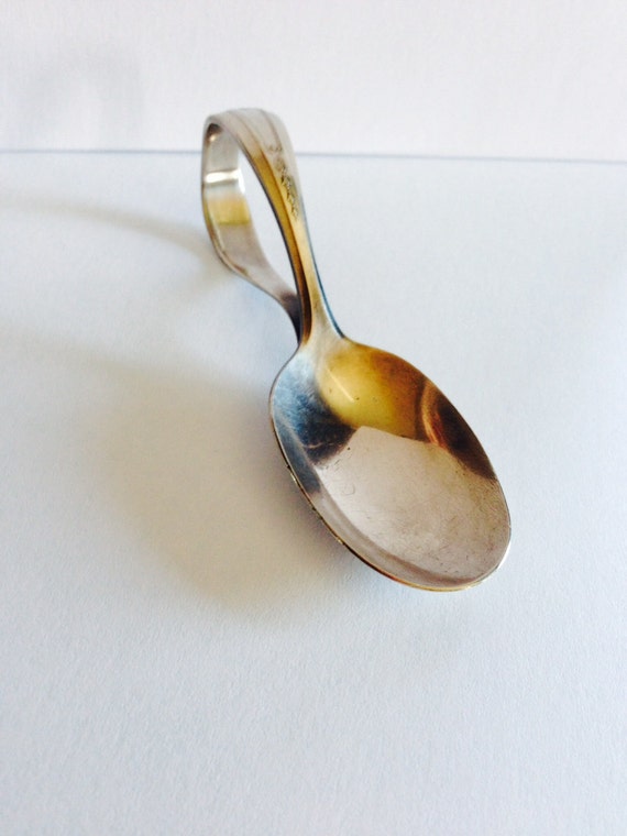 Items similar to Vintage Baby Feeding Spoon Tudor Plate Oneida